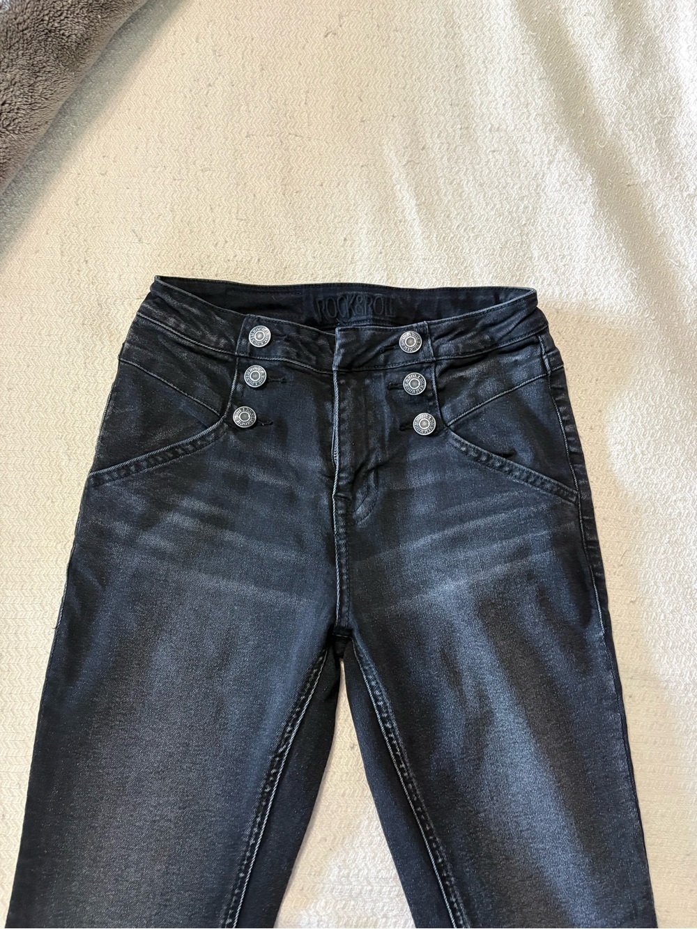Rock & Roll Denim Flare Leg Jeans